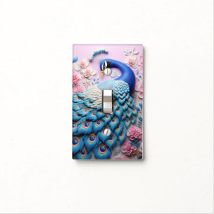 Peacock Bird Light Switch Cover