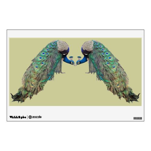 Peacock Birds Wall Decal