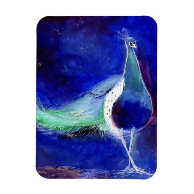 Peacock Blue 2013 Magnet (Vertical)