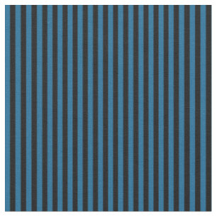 peacock blue and black stripes fabric