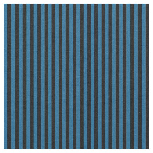 peacock blue and black stripes fabric