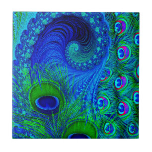 Peacock Blue Ceramic Tile