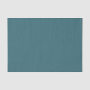 Peacock Blue (Dark Teal or Deep Aqua) Solid Color Tissue Paper