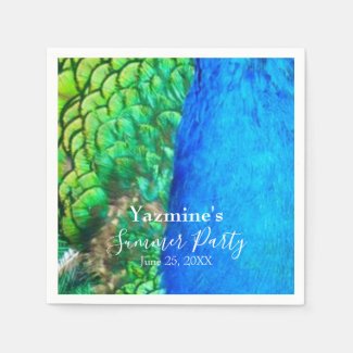 Peacock Blue Green Feather Texture Summer Vibes