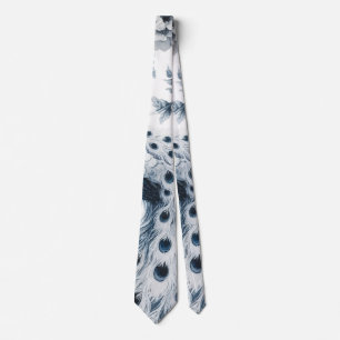 Peacock Blue pattern Neck Tie