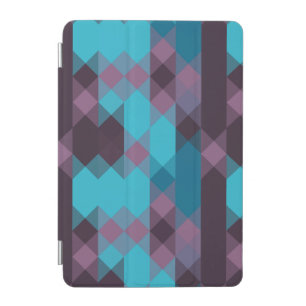 peacock blue, purple, topaz blue and thunder iPad mini cover