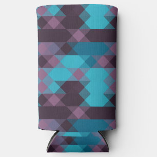 peacock blue, purple, topaz blue and thunder seltzer can cooler