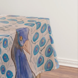 Peacock Blue Tablecloth