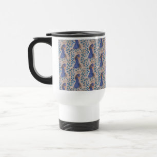 Peacock Blue Travel Mug