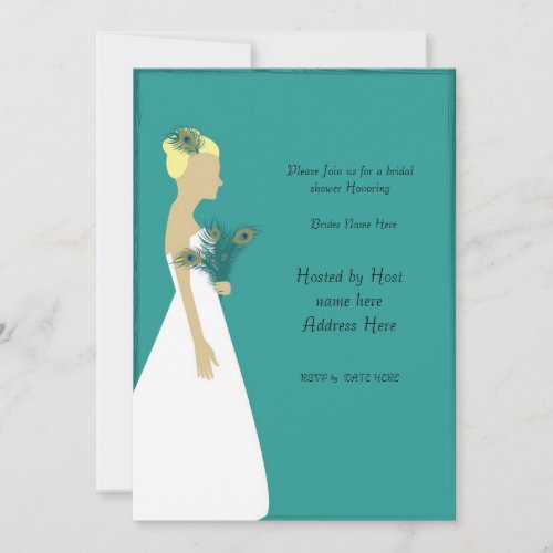 peacock_bridal_invite-01, Please Join us for a ...