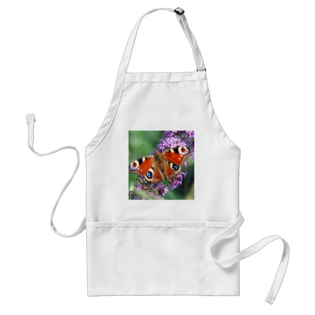 Peacock Butterfly Adult Apron (Front)