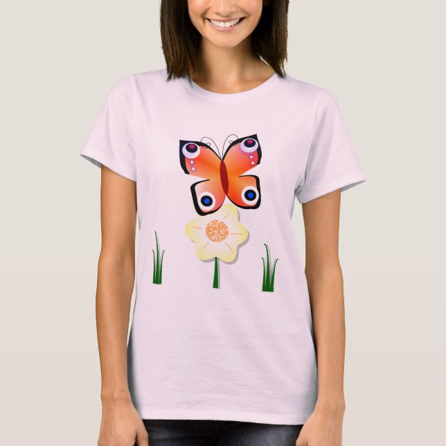 Peacock Butterfly T-shirt (Front)