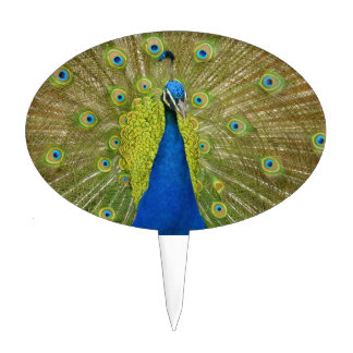 Peacock Cake Topper