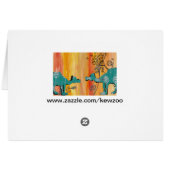 Peacock Camels Cards (Back Horizontal)