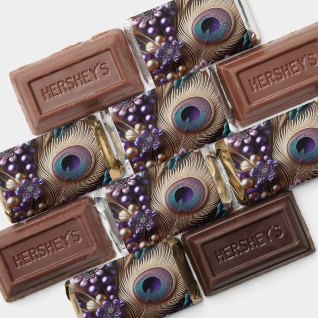Peacock Candy Wrapper Hershey's Miniatures (Assorted)