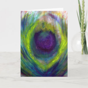 Peacock Card