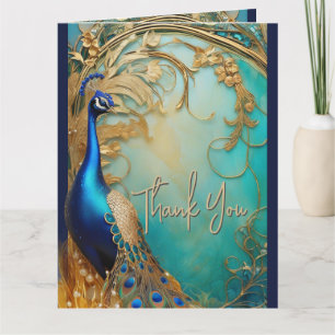 Peacock card