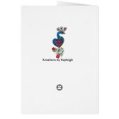Peacock Cards (Back)