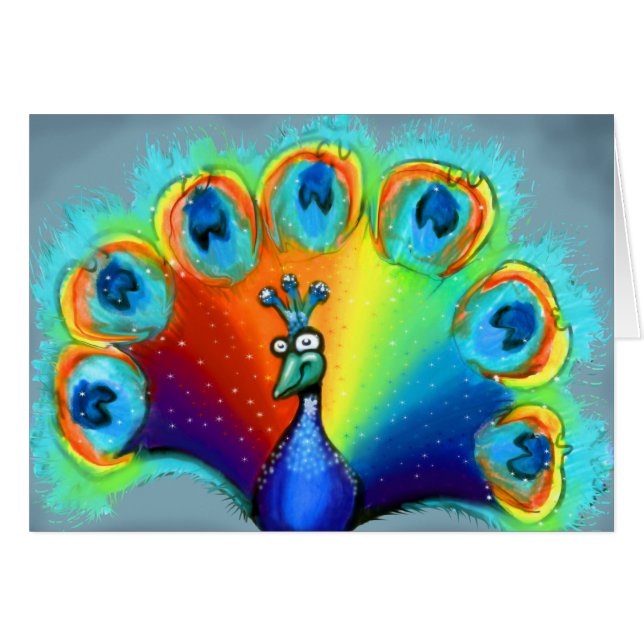 Peacock Cards (Front Horizontal)