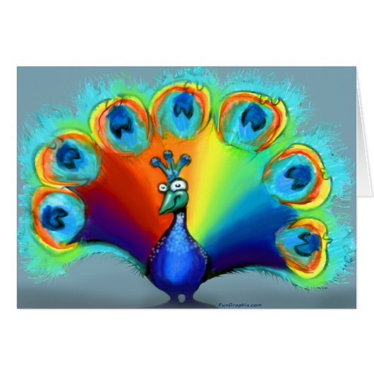 Peacock Cards (Front Horizontal)