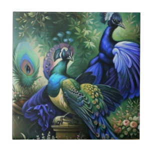 Peacock Ceramic Tile