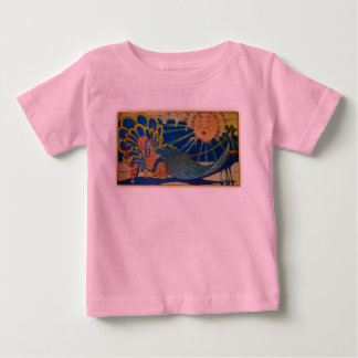Peacock Chariot Baby T-Shirt