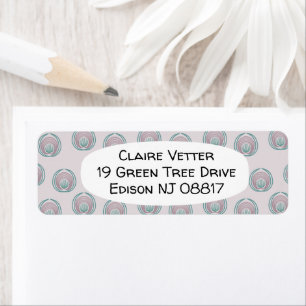 Peacock Circles  Label