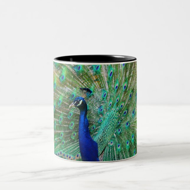 Peacock Coffee Mug (Center)