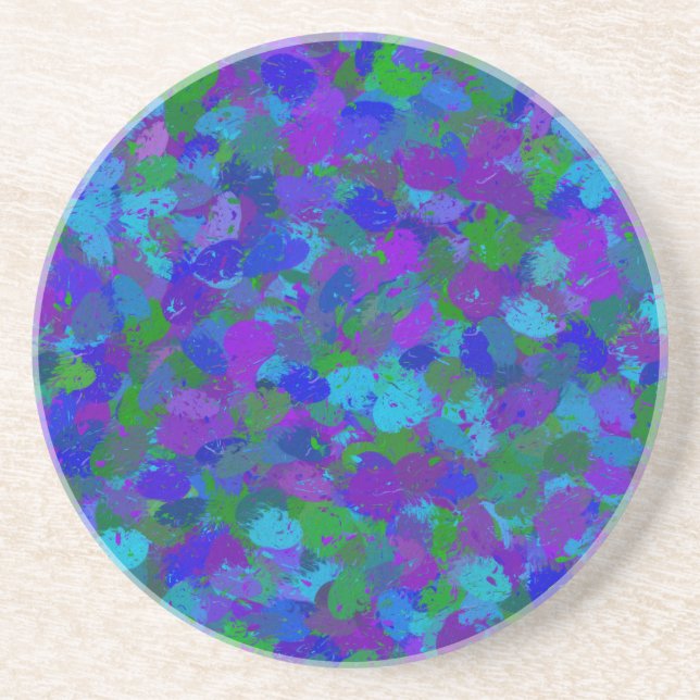 Peacock Color Coaster (Front)