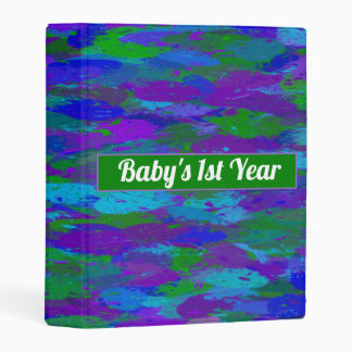 Peacock Color Mini Binder