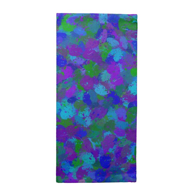 Peacock Color Napkin (Half Fold)