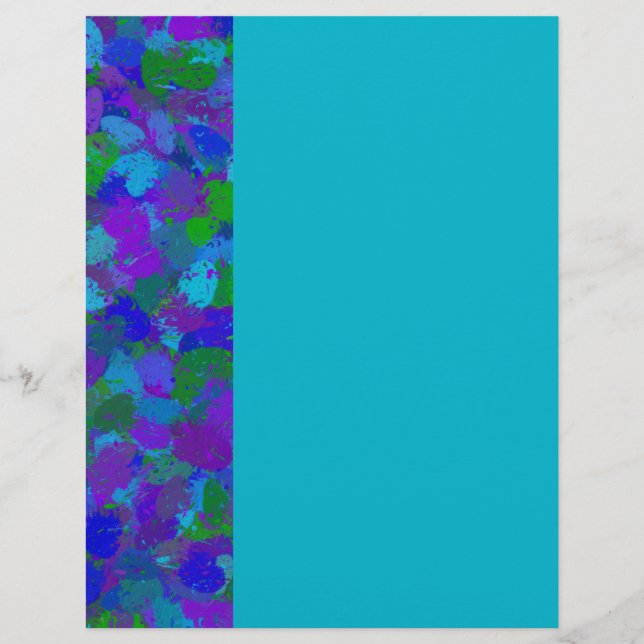 Peacock Color Stationery (Front)