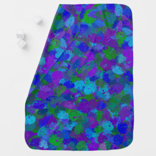 Peacock Color Swaddle Blanket