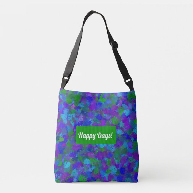 Peacock Color tote bag (Back)