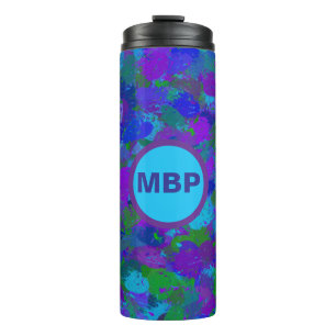 Peacock Colors Thermal Tumbler