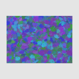 Peacock Colors tissue paper