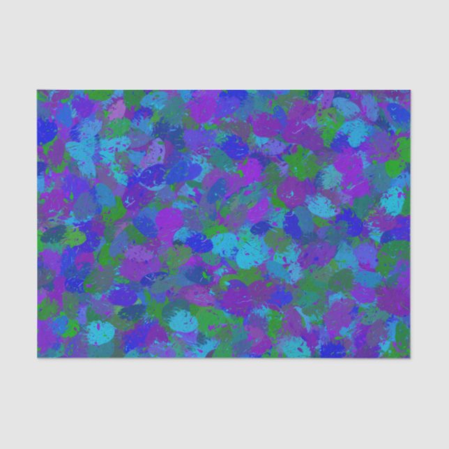 Peacock Colors tissue paper (Front)