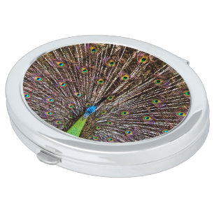 Peacock Compact Mirror