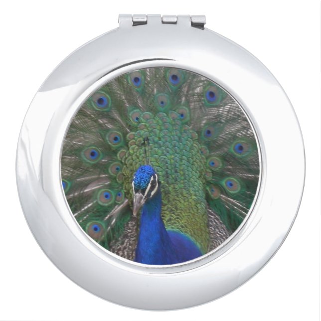 Peacock Compact Mirror (Front)