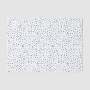 Peacock Confetti Watercolor Dots Tissue Paper