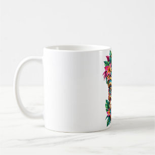 Peacock Crest Tiki Coffee Mug