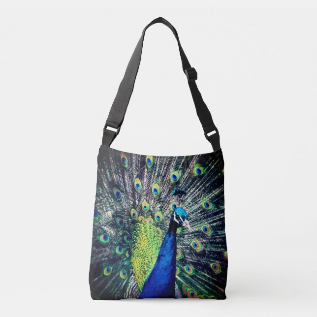 Peacock Crossbody Bag (Front)