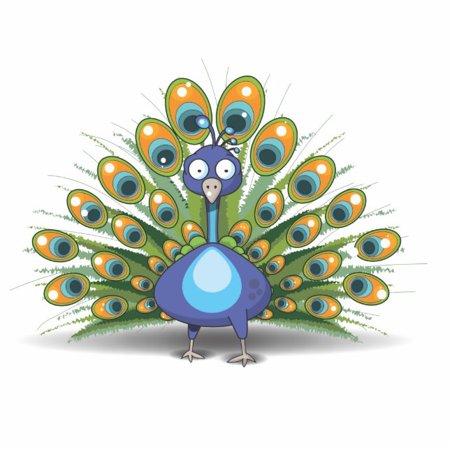 Peacock Cutout (Front)