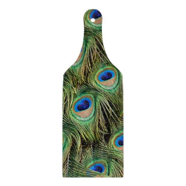 Peacock Cutting Board (Front)