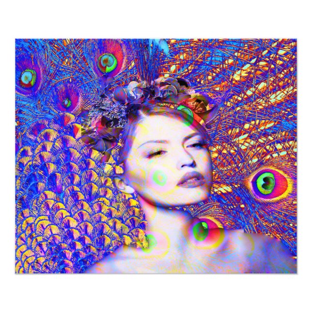 Peacock Dance Photo Print (Front)