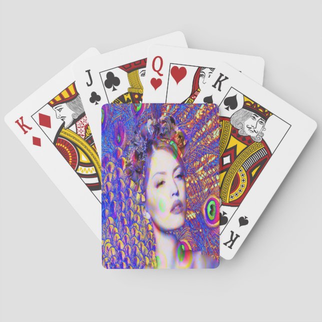 Peacock Dance Poker Cards (Back)