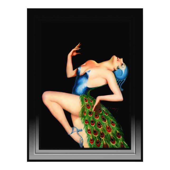 Peacock Dancer by Earle Kulp Bergey Photo Print (Front)