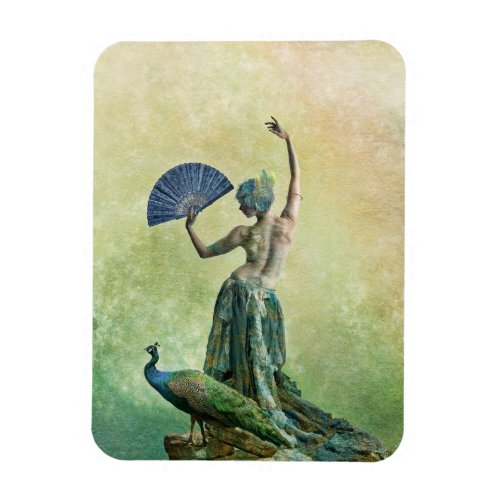 Peacock Dancer Magnet