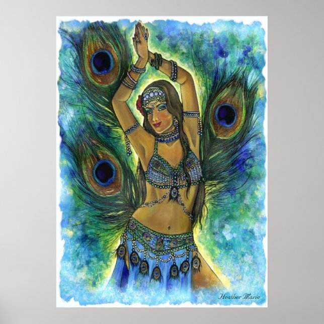 Peacock Dancer Poster (Front)
