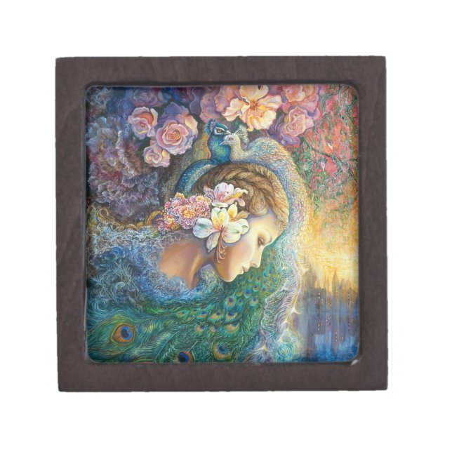 Peacock Daze Mini Treasure Box (Front)